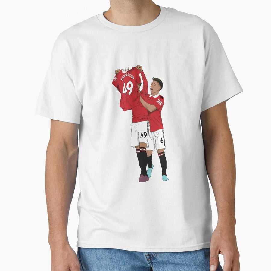 Alejandro Garnacho Shirt Goal Celebration by Hevding