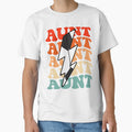 Soccer Aunt Retro Groovy Lightning Bolt Mother’s Day by Christina-grich