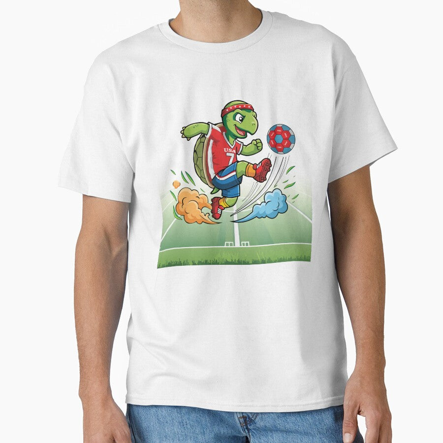 Turtle Soccer player with team USA by Art-Horizon