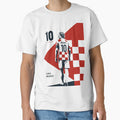 Luka Modrić Minimalist Football Print, Croatia Soccer Art, Sports Print, Modern Athlete Illustration by Studio pod Burom