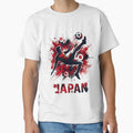 Japanese Football Colors Classic Shirt | Blue White Soccer Pride Tee | Japan Fan Gift Idea by 3ac-Arts