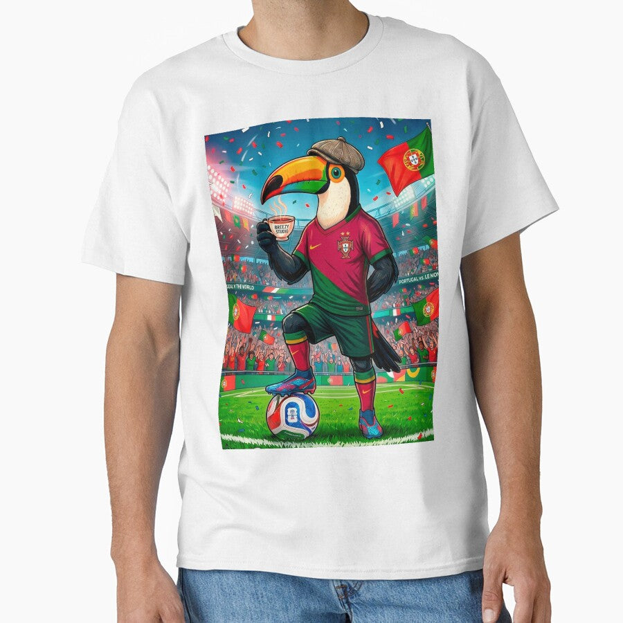 Brazilian Toucan Portugal Soccer Fan – Funny Football Bird Art by Breezy Studio