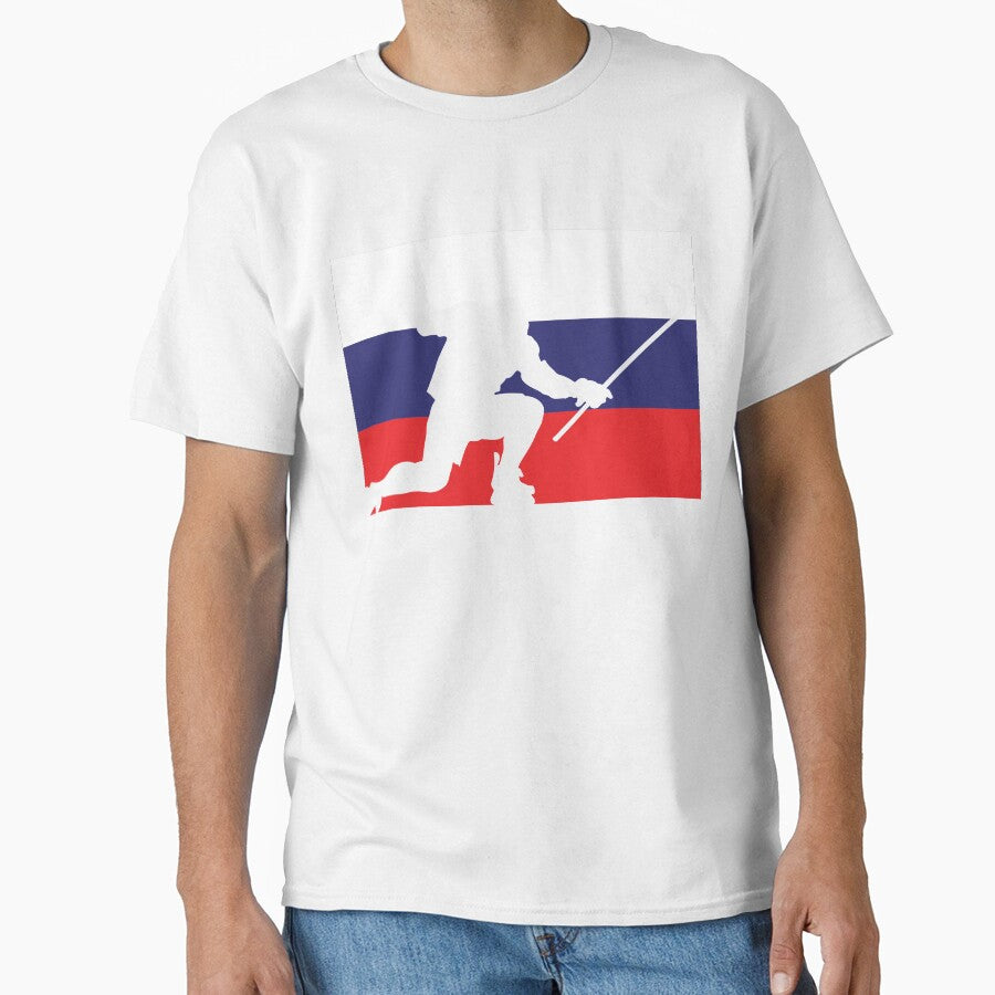 Russian Ice Hockey Silhouette Celebration - transparent by CanvasTee