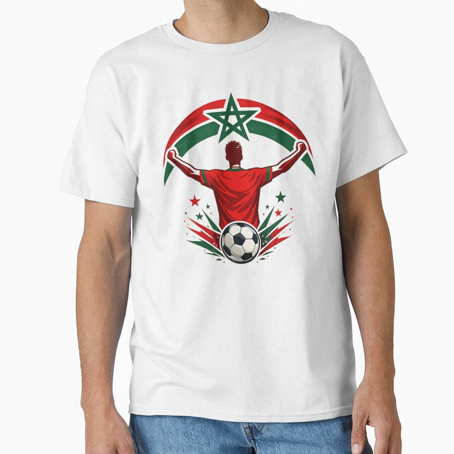 Morocco Soccer Fan Patriotic Supporter by Corvoria