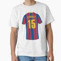 Barcelona football jersey number 15 by Justtrendytees