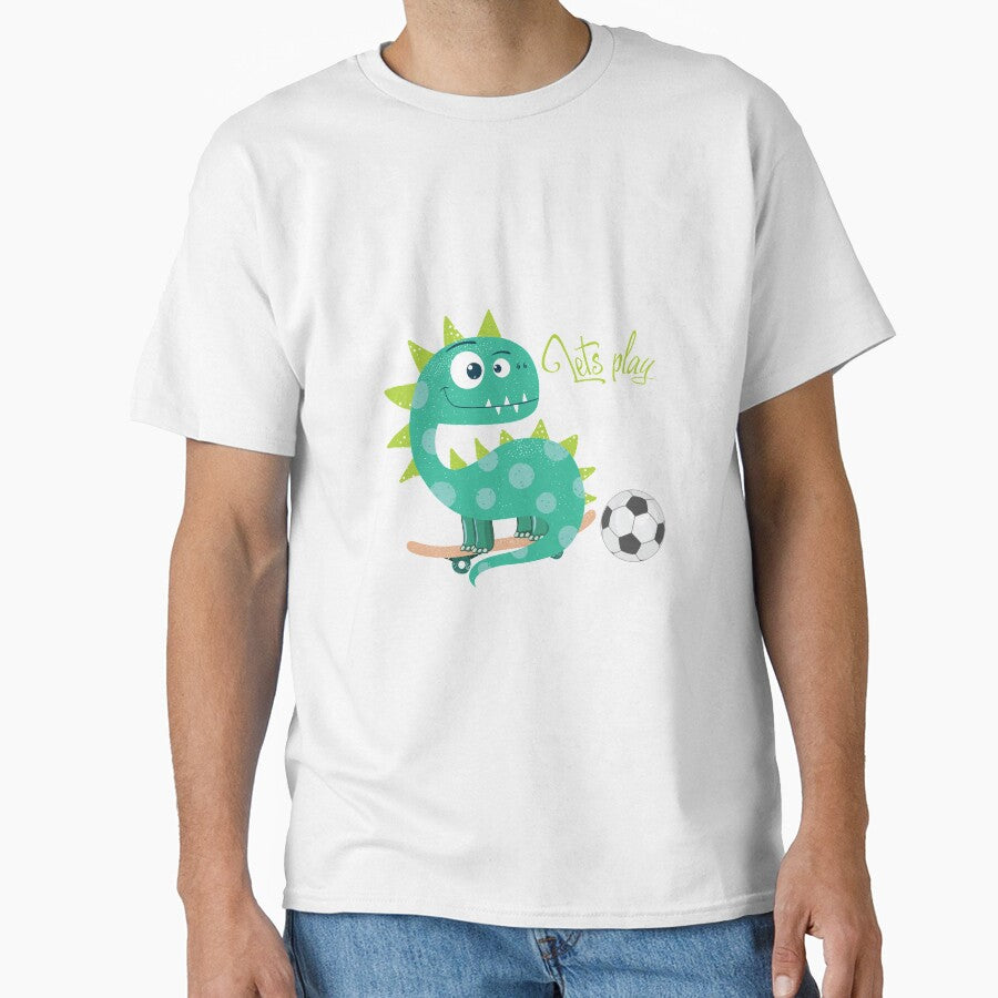 Soccer dinosaur gift by eiwo87