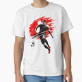 Football Soccer Switzerland Swiss Flag Player Grunge Silhouette by Infinitee8hirts
