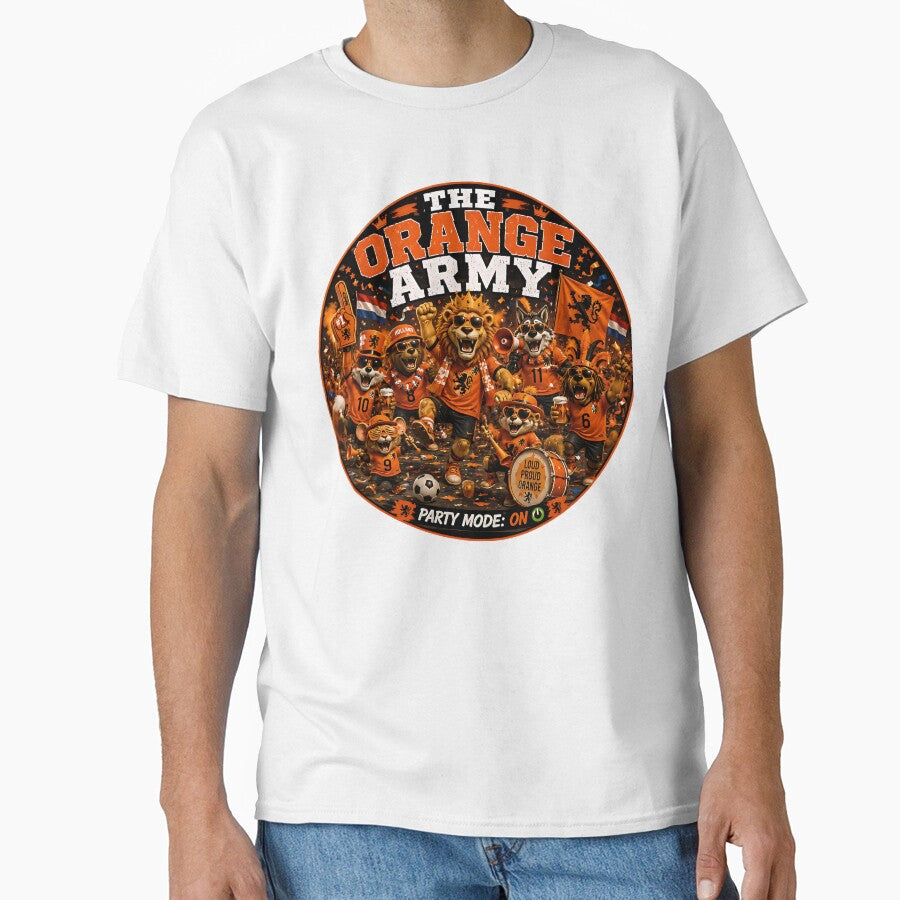 Orange Army Party Mode On | Funny Dutch Soccer Fans by WabiSabiSjak