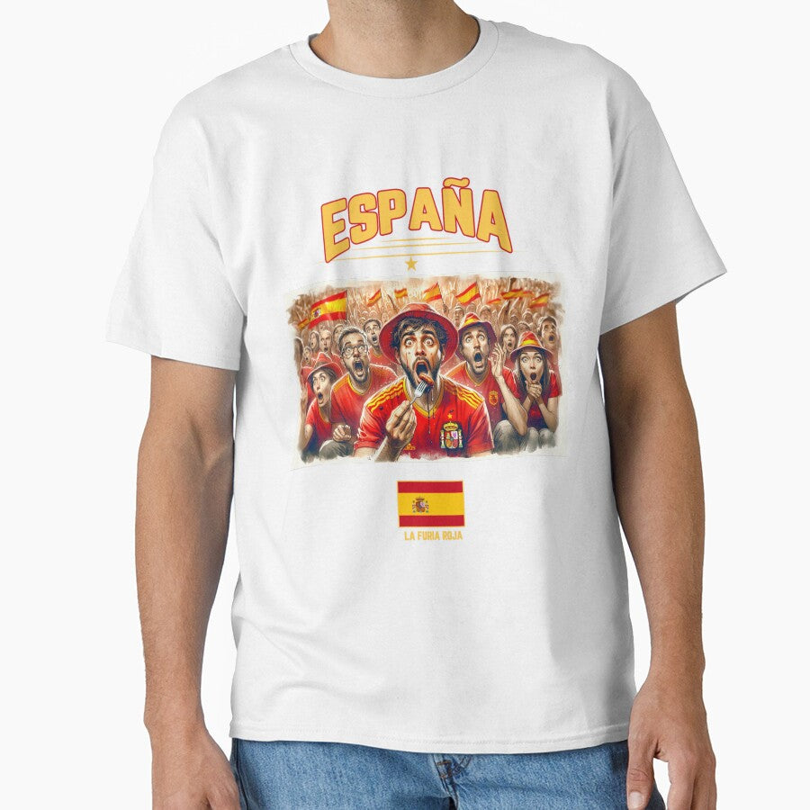 Spanish Fans Euro24, sausage on a Fork. Spain by Get-Forked