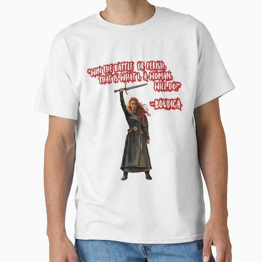 Boudica Quote, "I Will Win the Battle or I Will Perish" as a Woman, Resist, Inspiring, Feminist Quote by Kristi Brooks