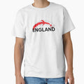 England Football Supporter Fan Shirt Design by Retr0Tshirts