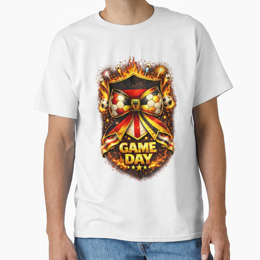 Germany Game Day Soccer Bow Crest Design – Bold Energy Sports by MuniraWearify