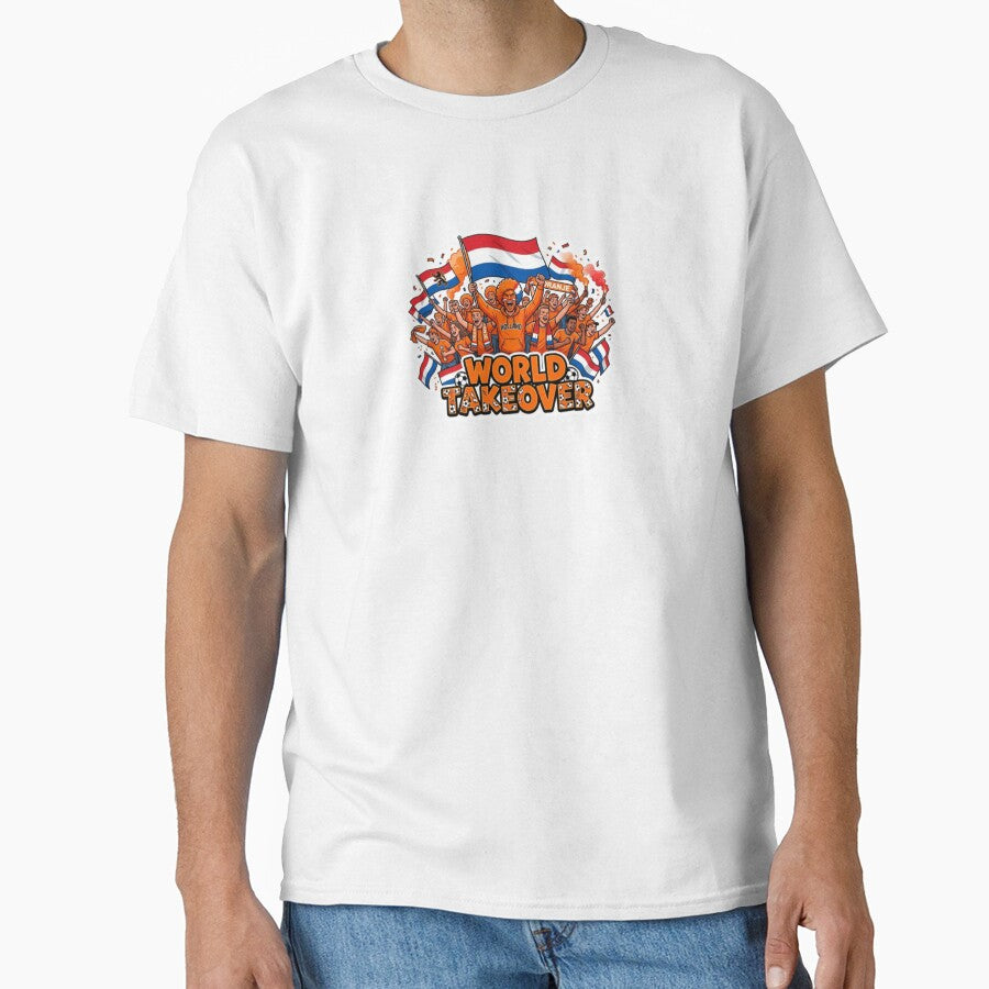 Netherlands Soccer Fans Orange Power Sticker 2026 Football Supporters by Imaginarium of Chaos falcon88