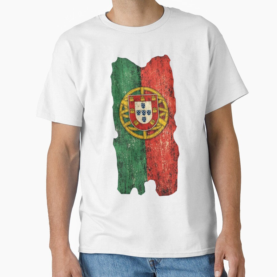 Vintage Portugal Flag Soccer Fan Design by Junior-Design