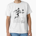Soccer Game Day Retro Varsity Athlete Kick Sports by Abaseen