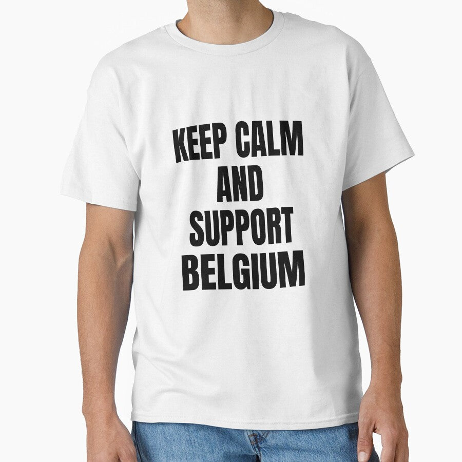Keep Calm And Support Belgium - World Cup by Nepaz-Designs