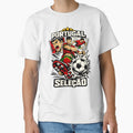 Portugal Soccer Anime Design – Seleção Football Player Kick Graphic Tee by JonelCrafts