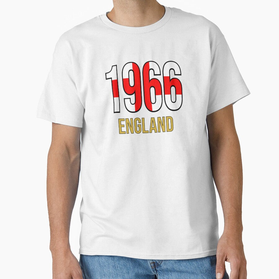 The Class of 1966 England Vintage Football Gold Heritage Design by JR78