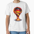 Germany Football Tornado: Black Red Gold Vortex Art by FunToTheFullest
