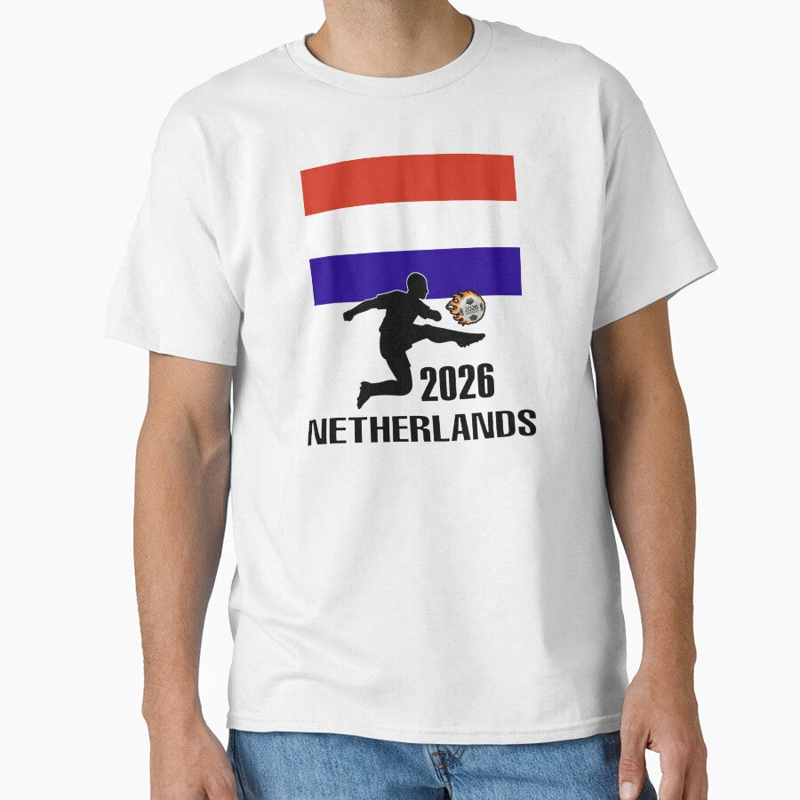 Netherlands Soccer T-shirt 2026 by benchpod47