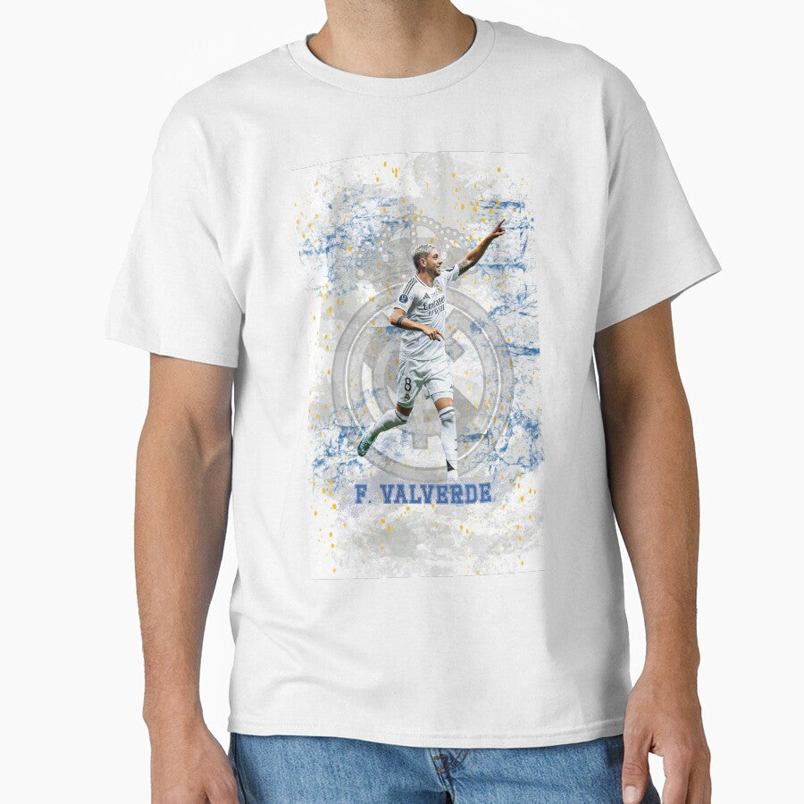 Federico Valverde Real Madrid Celebration Design by WYCreations