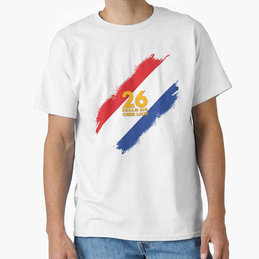Netherlands Football 2026 Dream Big Cheer Loud by BananaPrint