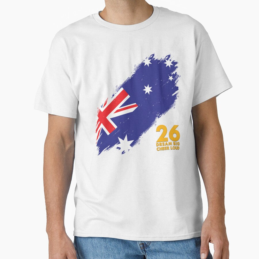Australia Football 2026 Dream Big Cheer Loud by BananaPrint