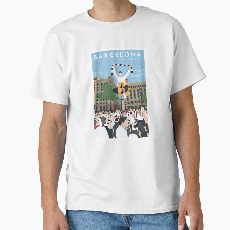Eintracht Frankfurt Fan Invasion Of Barcelona Football Poster by casualsofficial