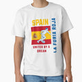 Spain Soccer La Furia Roja Vintage 2026 Football Fan Design by Abaseen