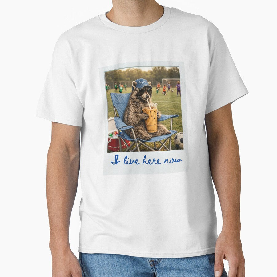Funny Soccer Mom - I live here now - boy mom by loveforallages