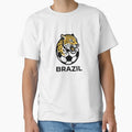 Aesthetic Brazil Soccer Jaguar Golden Athletic Decal by Mr-wow