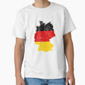 Germany Flag Map tshirt distressed vintage by farhanhafeez