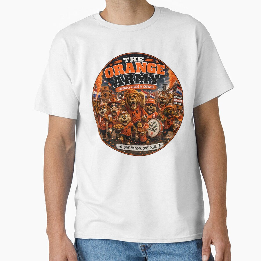The Orange Army Friendly Chaos – Dutch Soccer Fans by WabiSabiSjak