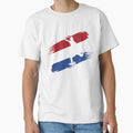 Netherlands Flag Football Soccer Fan Jersey by xtocky