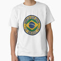 Brazil World Cup 2026 — Vintage Embroidered Patch Football Badge by David Mateo ArtWorks