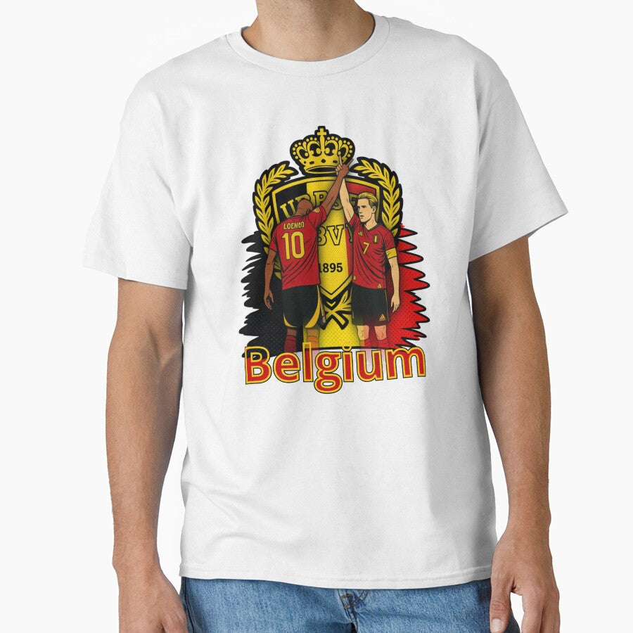 Belgium Football Legends - Red Devils Pride Art by re2m