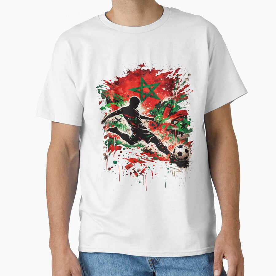 Moroccan Football Spirit – Urban Graffiti Kick by NEWDESINGS12