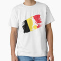 Belgium Flag Football Soccer Fan Jersey by xtocky