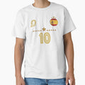 Number 10 Spain Soccer National Team Sport Jersey Fan Design by TroisRois