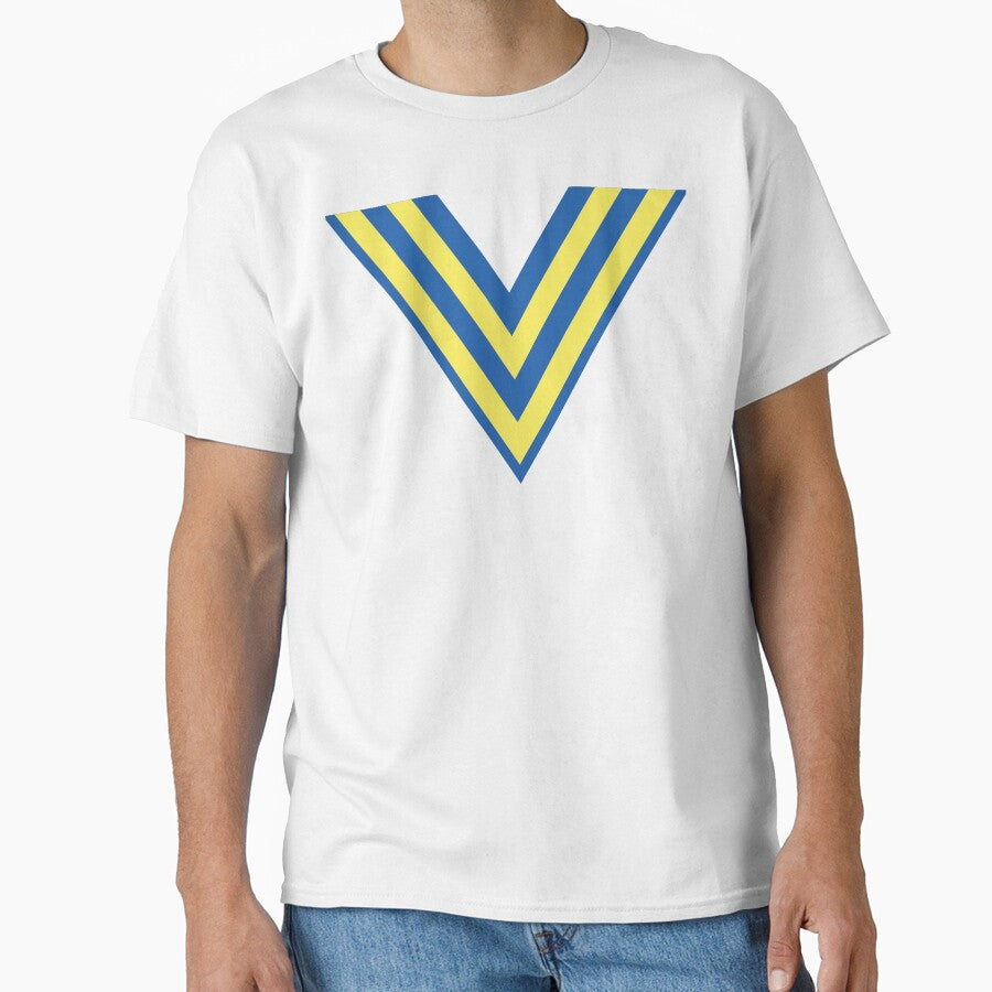 Leeds 1978 Blue, Yellow White V Collar by Sporting Colour