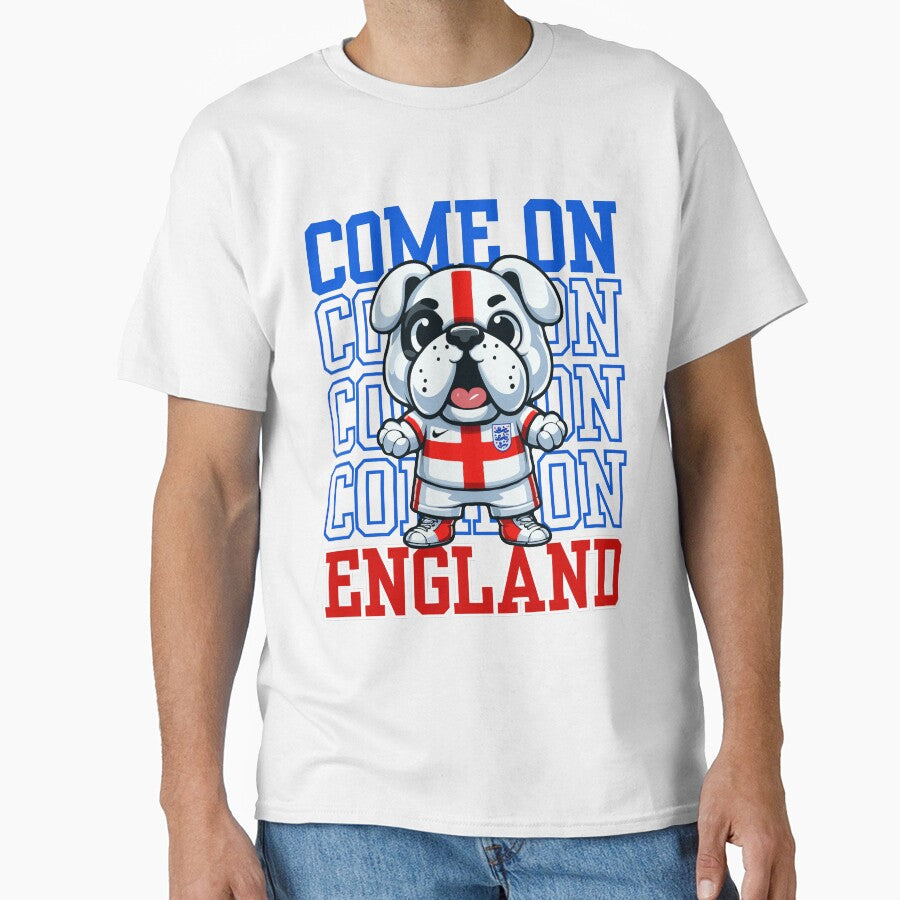 Come On England Bulldog Mascot by McThingummy