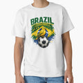 Brazil Canarinho Football Fan Design by EMYWAMZGLOBAL