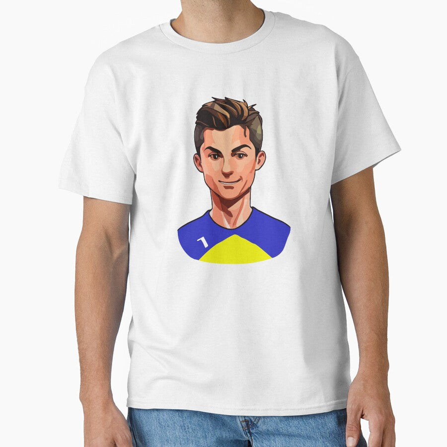 Celebrate soccer legend Cristiano Ronaldo with this adorable illustration by amithachapa