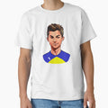 Celebrate soccer legend Cristiano Ronaldo with this adorable illustration by amithachapa