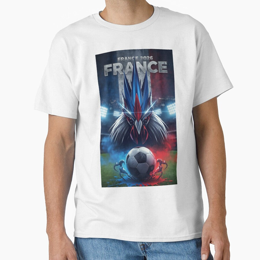 France Les Bleus Soccer 2026 Aggressive Rooster Urban Art by Aram250