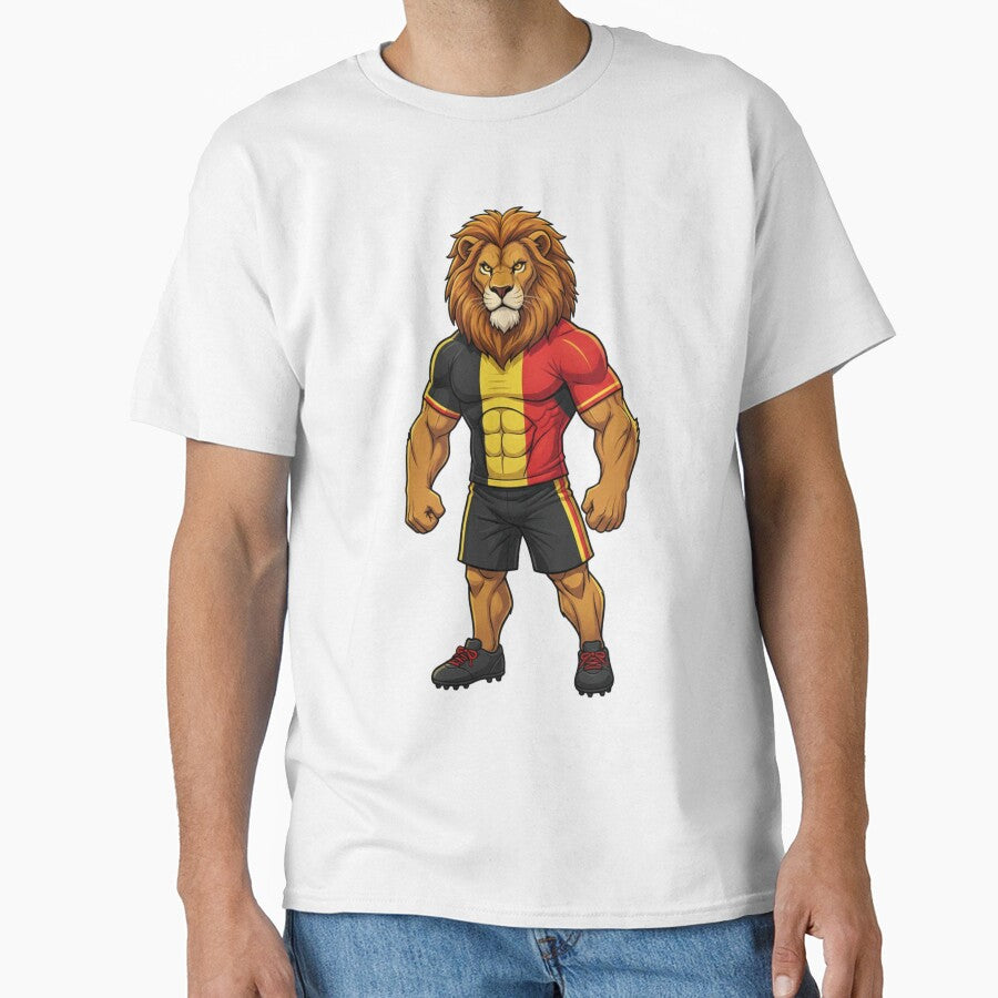 Powerful Belgian Lion Football Mascot 2026 by ArtByKatti
