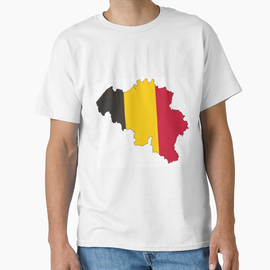Belgium Flag Map by jsj17