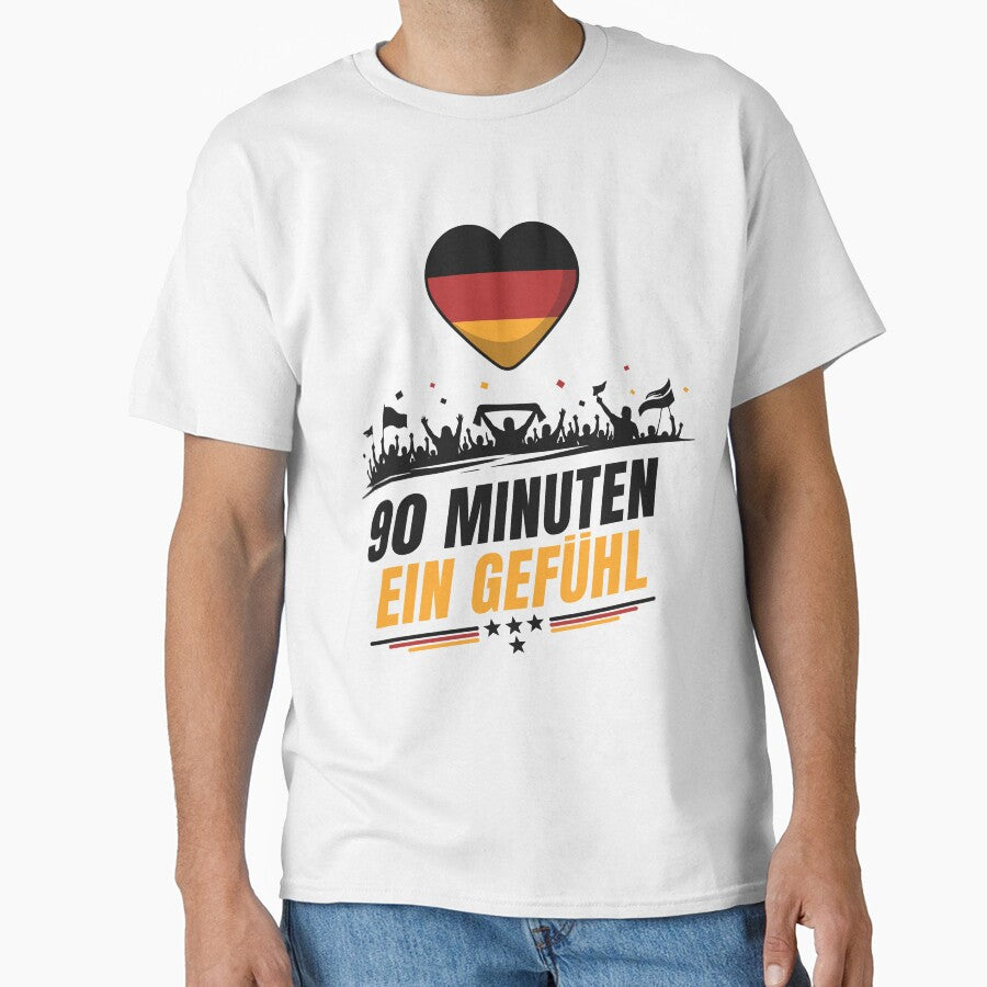 90 Minutes One Feeling Germany Football Fan World Cup Shirt by Jackson2288