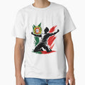 Portuguese Football Colors Classic Shirt | Red Green Soccer Pride Tee | Portugal Fan Gift Idea by 3ac-Arts