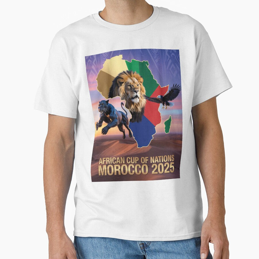 AFCON 2025 Morocco - Kings of the Continent Animal Mascot Poster by SHOPYWOOD ⭐⭐⭐⭐⭐